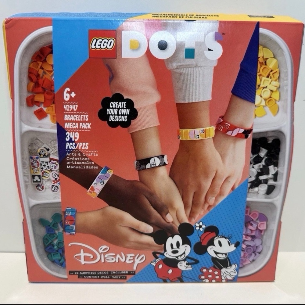LEGO DOTS: Mickey and Friends Bracelets Mega Pack (41947)- New